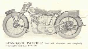Standard Panther left side pic with aluminium front chain case