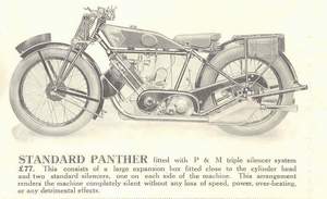Standard Panther left side pic with P&Mtriple silencer system
