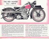 The Red Hunter 500 cc
