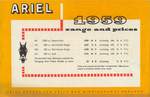 1959 Range and prices