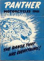 Panther Motorcycles 1961